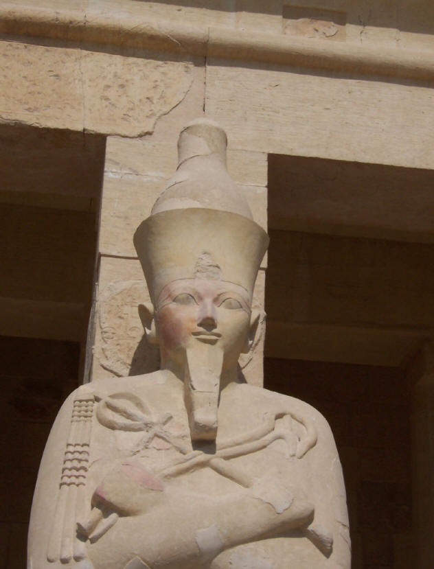 Hatshepsut Statue in Deir Al Bahri, Egypt