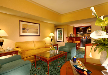 Suite Living Room, Marriott Hotel Cairo Egypt