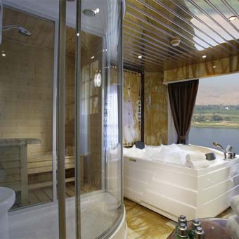 Royal Suite Bathroom, Sonesta St. George I Nile Cruise
