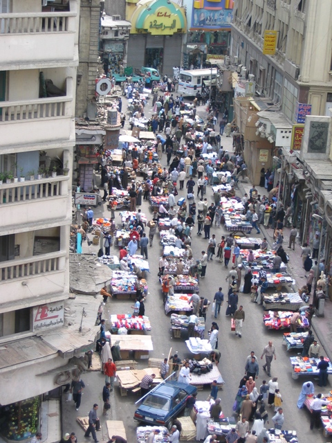 Photo Crowded Cairo Street, Cairo Picture Egypt Cairo Photo